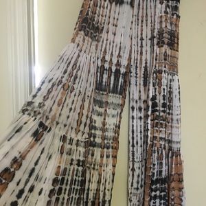 Boho style Tie Dye Plazzo Pants with Top! New.